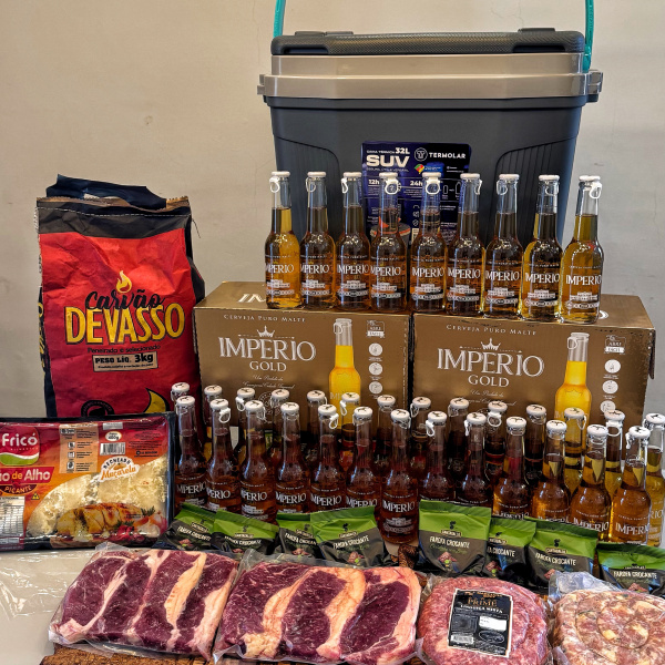 🎁KIT IMPERIO GOLD C/CAIXA TERMICA 32L TERMOLAR🏆