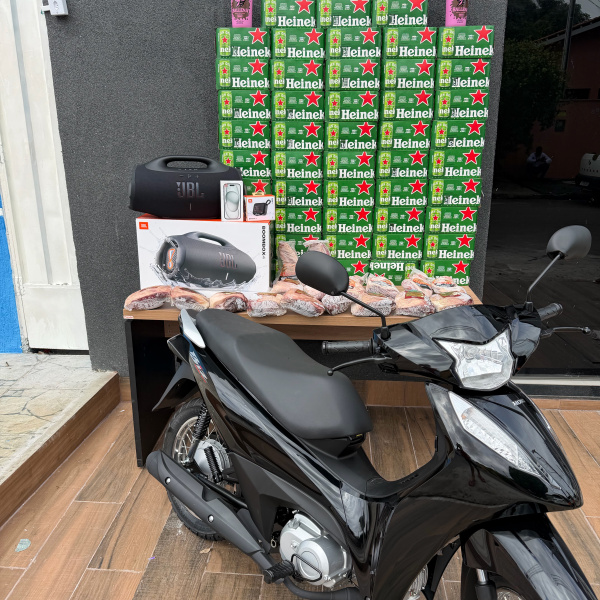 🖤MEGA KIT FUMÊ  BIZ 0KM 2025 PRETA🖤