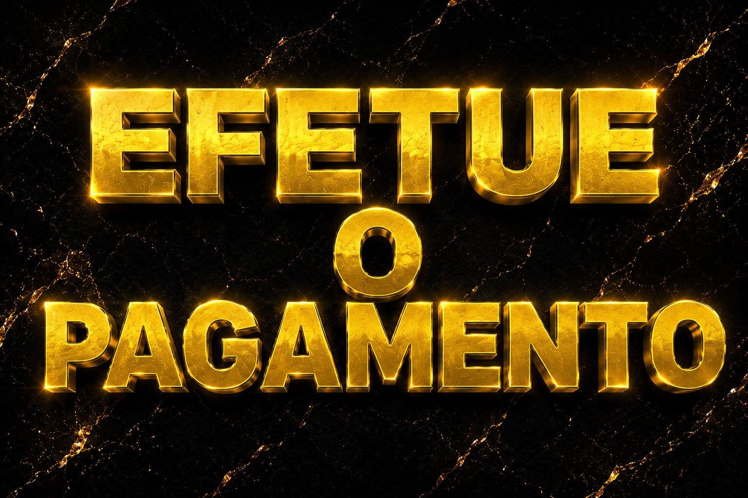Efetue o pagamento